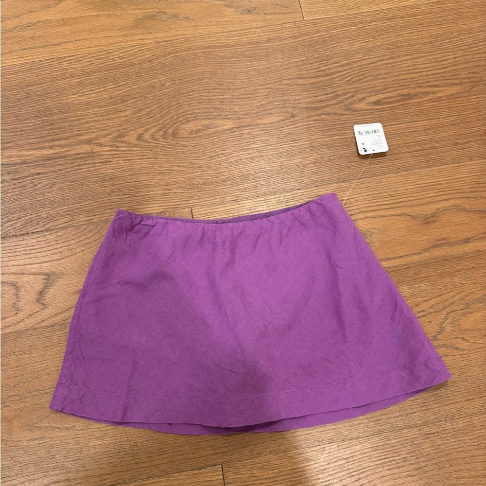 Free People Purple Skater Skirt
